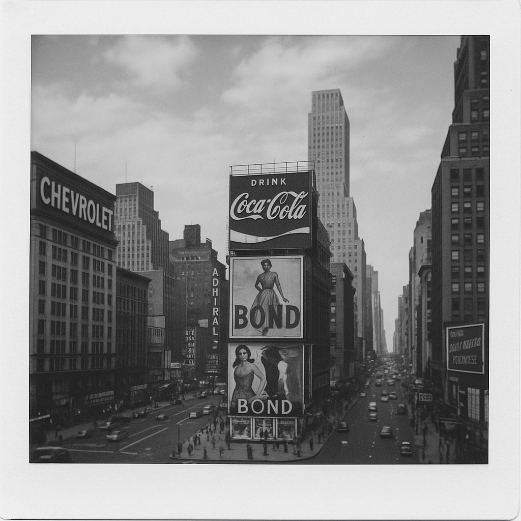 City with billboards